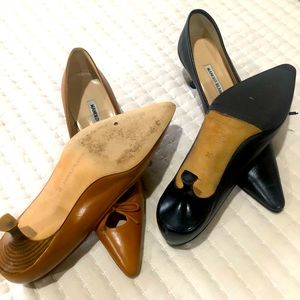 Manolo Blahnik. Sized 39.